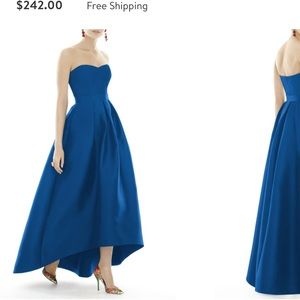 Alfred Sung high low gown - has POCKETS!!